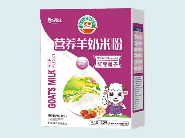 红枣莲子营养羊奶米粉